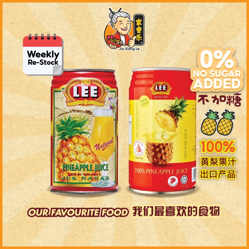 lee 100 pure pineapple juice
