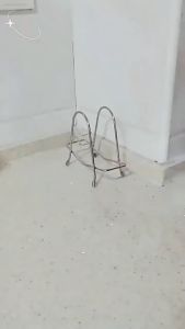 Stainless Steel Cutting Board Rack Pot Cover Holder Chopping Board Storage Rack Kitchen Organizer Rak Papan Pemotong