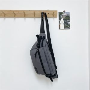 SEA YADOU กระเป๋าคาดอกสไตล์เมืองสำหรับผู้ชายและผู้หญิง ดีไซน์เรียบง่ายทันสมัย สไตล์สปอร์ตยูนิเซ็กส์