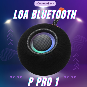 ( SALE 50% TOÀN BỘ SP ) Loa Bluetooth Mini P PRO1 - Cộng Hưởng Âm Thanh Tuyệt Vời  Đèn Led Nháy Theo Nhạc  Chống Nước - Bảo Hành Lỗi 1 Đổi 1