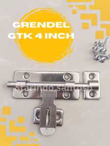 GRENDEL GTK OVERVAL 4 inch selot gudang overpal grendel tempat kunci pintu loker lemari jendela