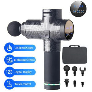 Deep Tissue profession Massage machine   30-speed 6-head rechargeable massager Impact massager Home fascia machine