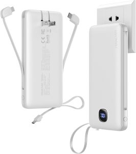 LYNXZ DY02 Power Bank 10000mAh CCC Certification Powerbank with Two-pins Plug for IOS Android Hongmun Phone 6 Months Warranty