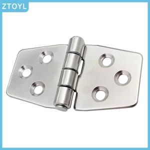 ZTOYL 304 Stainless Steel High Quality Flat Hinge Distribution Box Control Cabinet Windows Hinge Wooden Box Yacht Parts Mini Hinge