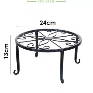 COLOGO 🥇 Plant Flower Pot Stand Rack Garden Indoor Outdoor Balcony Decoration Round Flower Stand Alas Kaki Pasu Bunga