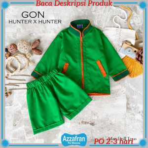 Carnaval Series | Kostum GON Hunter X Hunter | Setelan Baju Karnaval Anak | Azzafran for Mommy