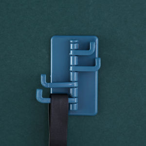 ROZELGantungan Hook Tempel Dinding 4 Cabang / Gantungan Hook 4 Kait Baju Tas Kunci Peralatan Dapur Ruang Tamu Serbaguna