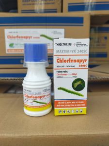 Chlorferan Chuyên Diệt Sâu Hoat Chất Chlorfenapyl 240SC Chai 60ml Và Hổ Lửa Gói 5g : Sâu Cuốn Lá Sâu đục Thân Kháng Thuốc.