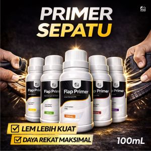 Flap Primer Lem Sepatu Premium 100mL - Pelindung Kulit Tahan Air untuk Sneakers