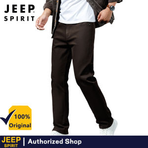 JEEP SPIRIT Spring and Autumn Mens Golf Pants High Quality Elasticity Fashion Casual Versatile Breathable Trousers