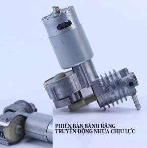 Động cơ máy bơm hơi điện áp 12V công suất tối đa 120W đường kính xi lanh 25mm lưu lượng khí 30 lít có đồng hồ áp suất