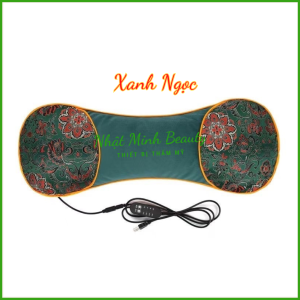 Gối ngải cứu cắm điện kê cổ vai gáy thắt lưng thiết kế công thái học ngủ ngon thư giãn