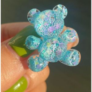 498 Pin Sandal Risin Seahorse Bear Hiasan Sendal Sepatu Lubang Flat Flip Flop Slop Charm Charms Pengait Cantolan Tempelan Korea