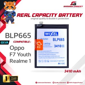 WIXEL Baterai Oppo F7 YOUTH / Realme 1 BLP665 Double Power Real Capacity Batre Batrai Battery Original Ori Dual BLP 665