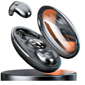 Earphone Tidur Mini In-Ear Super Tipis Bluetooth 5.3 Nirkabel TWS Dengan Suara Stereo HIFI Earphone Nirkabel Tahan Air Dengan Waktu Siaga Hingga 480 Jam
