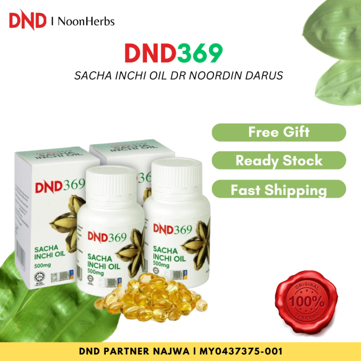 DR NOORDIN DARUS DND369 SACHA INCHI OIL SOFTGEL 60BIJI Minyak Sacha ...