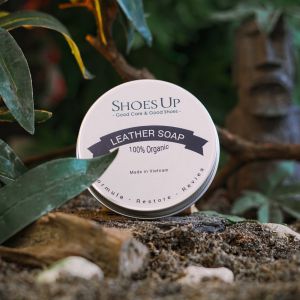 Shoes Up Leather Soap - Xà Phòng làm sạch đồ da giày da áo da túi xách