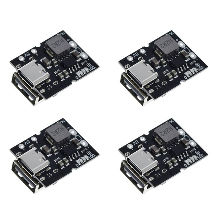 【Latest model】4X Type-C USB 5V 2A Boost Converter Step-Up Power Module ...