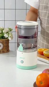 [Freshly Squeezed Juice] Portable Juicing Tonneau Large Capacity/便携式榨汁桶大容量/Home Juice Bucket Wireless Portable Large Capacity Portable Ice Crusher Juice Extractor Juice Cups/Two Lids Juicer Extractor/Drinking Cap CupFast shipping
