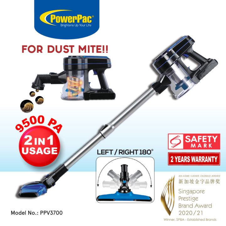 PowerPac Cordless Vacuum Cleaner, Stick Vacuum , Portable Vacuum