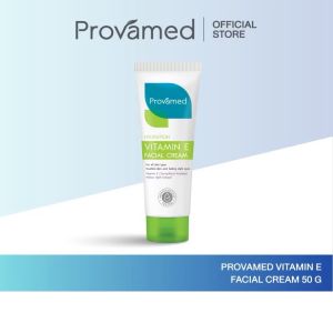Provamed Vitamin E Facial Cream - โปรวาเมด วิตามินอี ครีม บำรุงผิวหน้า สูตรเข้มข้น ขนาด 50 กรัม (1หลอด) ใหม่ล่าสุด