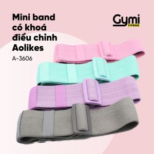 [HCM]Dây Kháng Lực Miniband Tập Mông Aolikes Có Khoá Điều Chỉnh A-3606
