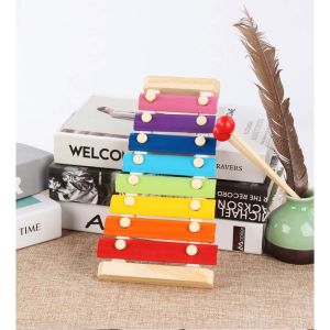 Đàn mộc cầm 8 thanh Xylophone LOẠI ĐẸP cho bé từ 1 tuổi vận động đồ chơi gỗ phát triển thính giác làm quen với âm nhạc