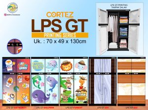 LEMARI PLASTIK TABITHA GANTUNG CORTEZ KUNCI [TABBOX]