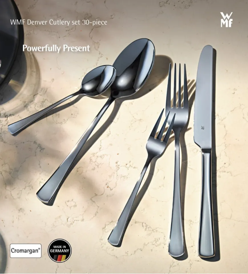 WMF Denver Cutlery Set 30-Piece Cromargan | Lazada Singapore