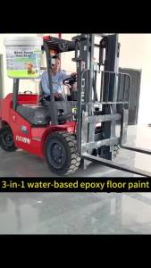 5in1 Epoxy Floor paint For Warehouse Garage Heavy-Duty Chemical-Resistant Anti-Slip Resin Floor