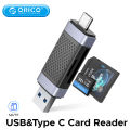 ORICO Bộ Nhớ USB3.0 Đầu Đọc Thẻ Loại C Di Động Đầu Đọc Thẻ Thông Minh Đầu Đọc Thẻ Sang SDXC, SDHC, MMC Đầu Chuyển Đổi Thẻ Nhớ PC Phụ Kiện Máy Tính Xách Tay. 