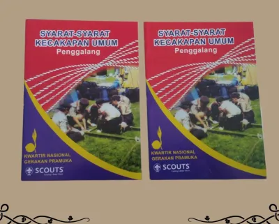 buku saku pemula pramuka penggalang anak ssd smp kelas 1 2 3 4 5 6 warna merah / buku saku rumus berbagai macam sandi pramuka anak penggalang warna merah lengkap sandi