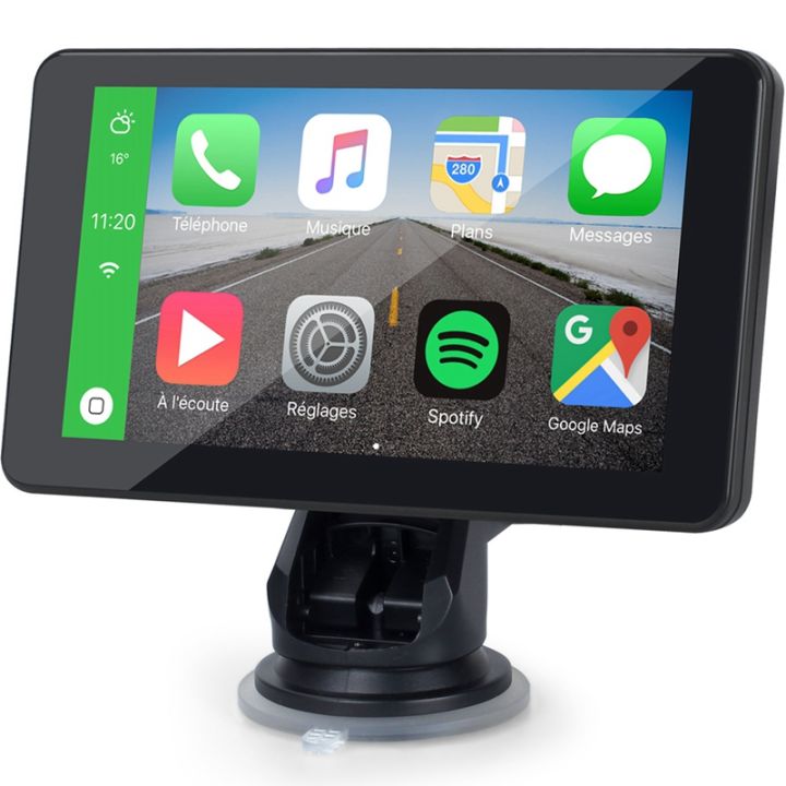 7Inch Carplay Monitor Portable Wireless CarPlay Navigation for Car