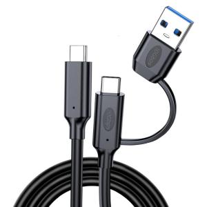 Double Purpose USB CREATE Cable Video Streaming 240W Power Delivery Rapid 40Gbps Data Coordinate
