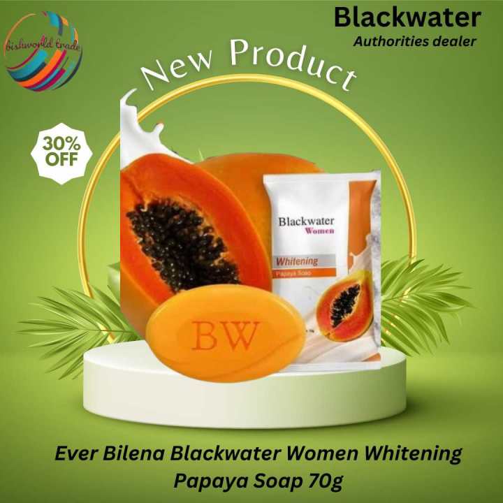 EB Blackwater Whitening Papaya Soap 70g