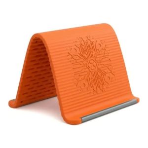 MINIYX Có thể điều chỉnh Giá đỡ điện thoại bằng silicon có thể gập lại Di động Linh hoạt Giá đỡ điện thoại bằng nhôm Chống trơn trượt Giá đỡ điện thoại trên máy bay