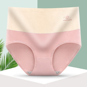 DACHAO ผู้หญิงเอวสูงผ้าฝ้ายกราฟีนต้านเชื้อแบคทีเรีย Inseam กางเกงสตรีกางเกงระบายอากาศกางเกงขาสั้น