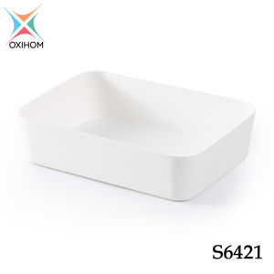 Oxihom Rak Tempat Kotak Penyimpanan Sendok Garpu Pisau Kosmetik Stationary Serbaguna Laci Plastik