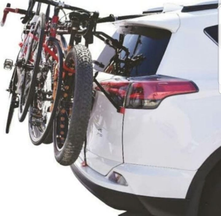Rak sepeda belakang / bike carrier / bagasi belakang 3 sepeda merk ...