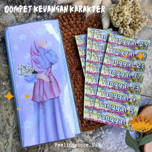 DOMPET KEUANGAN KARAKTER BY PEELINGSTORE.ID DOMPET PINTAR DOMPET MENGELOLA KEUANGAN