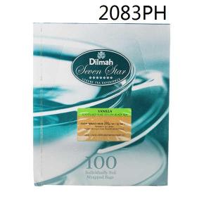 ❃Food and Beverage Special Pack Dilma Vanilla Black Tea Dilmah Tea Bag 100 Bag Sri Lankan Imported Tea✿