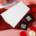 Necklace Display Cards Clear Chain Sleeve Self Adhesive Display Pockets Packaging Supplies for Cards. 