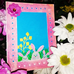 Metal Cutting Dies Easter Rabbits Scrapbooking Stencil Die Cuts Embossing DIY Photo Album Template Mold Decoration