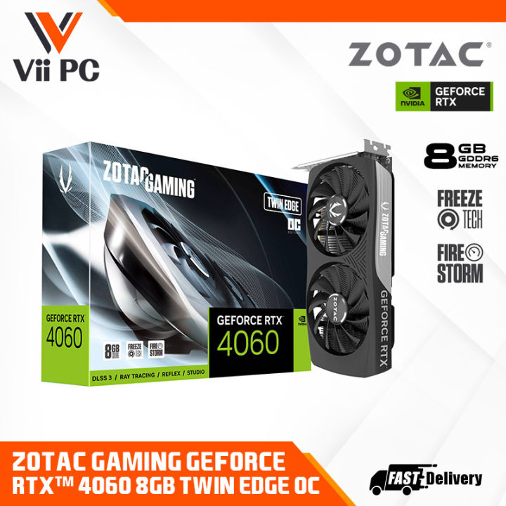 ZOTAC GAMING GeForce RTX 4060 / RTX4060 / 8GB Twin Edge OC GAMING ...
