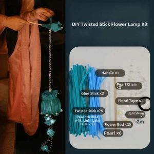 GLOWLITE Luminous Bellflower Lantern Glowing Handmade Handheld Light Chinese Lantern Floral Muguet Flower Lamp Mid-Autumn Festival