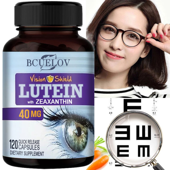 Bcuelov Lutein 20 mg with Zeaxanthin to support eye health Supports ...