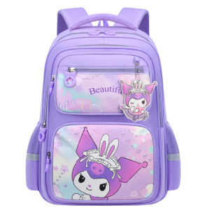 AE New Kuromi Elementary School Backpack Lightweight and Burden-Reducing Cartoon Anime Large Capacity Backpack