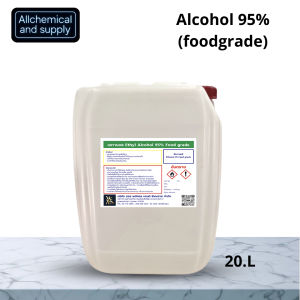 20L.แอลกอฮอล์ 95% Food Grade - เอทิลแอลกอฮอล์ / Ethyl Alcohol 95% Alcohol 95% Food Grade (Ethanol)ขนาด20ลิตร