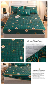 Thicken Waterproof Mattress Protector Topper Protector Single/Double/Queen/King Fitted Bedsheet Mattress Pad Cover