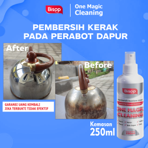 BISOP Penghilang Kerak Pada Panci / Pembersih Noda Gosong Panci dan Wajan